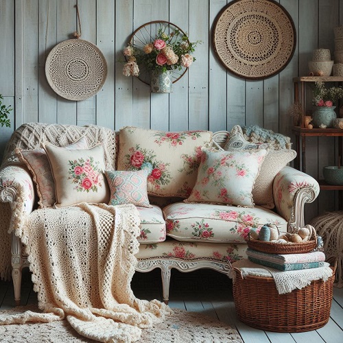 saloncino shabby chic