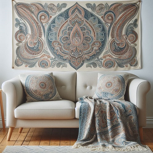 telo copridivano paisley