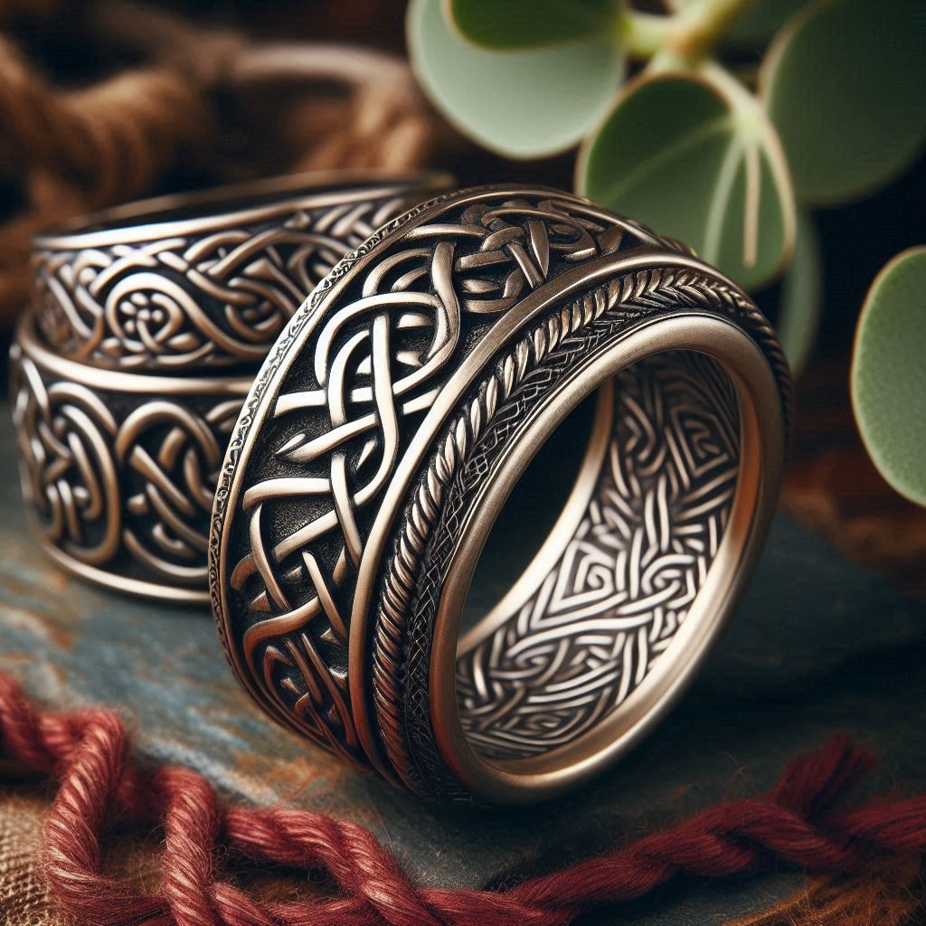 Anelli celtici con nodi