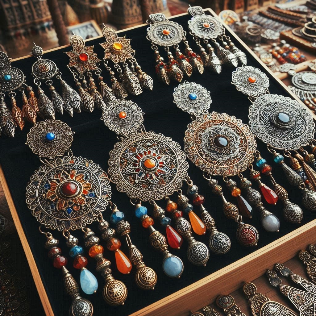 Orecchini Berberi di diverse dimensioni