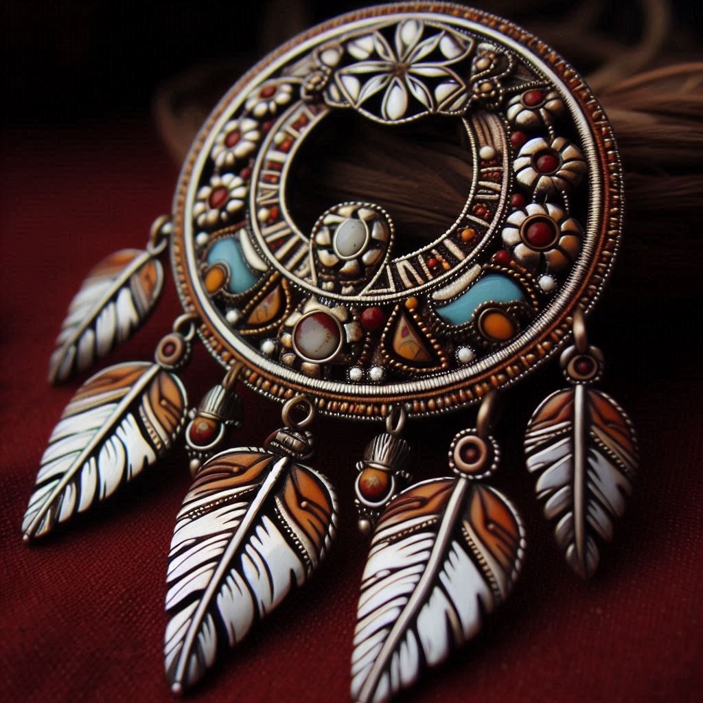 Antico orecchino Navajo