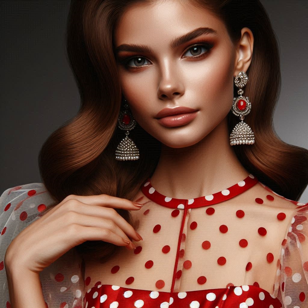 ritratto ragazza orecchini