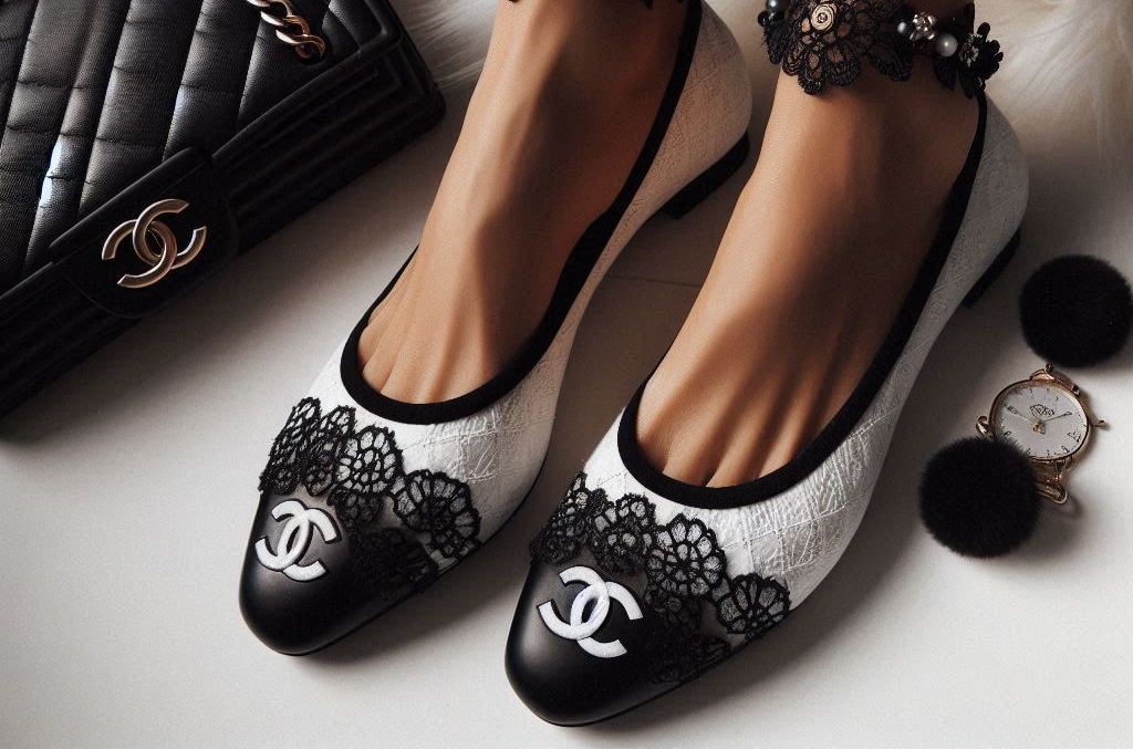 Ballerine di tendenza stile Chanel