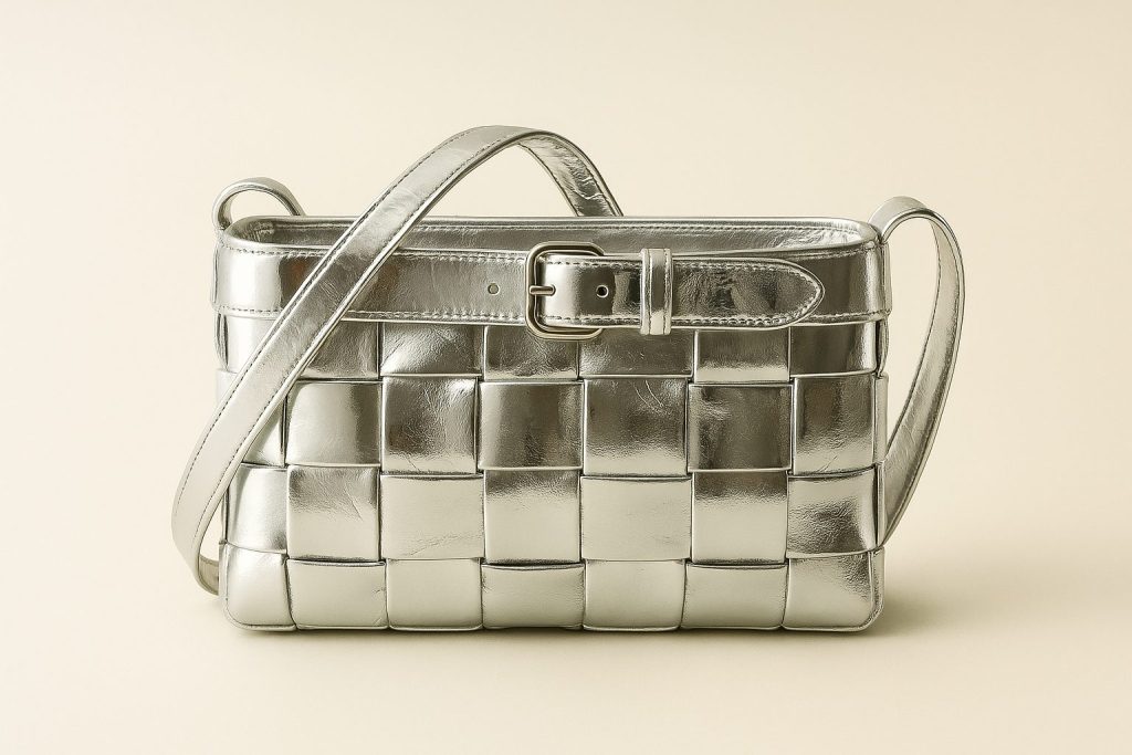 borse di tendenza belted bag argento