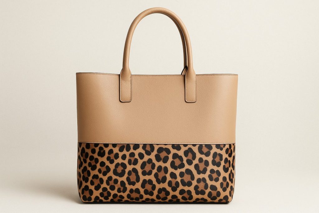 tote bag animalier leopardata