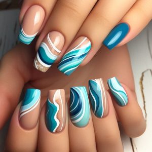 Onde Marinaresche Tendenze Unghie